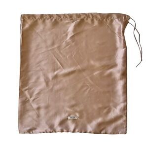 Prada Dusty Rose Satin Drawstring Dust Bag 13"x14.5"